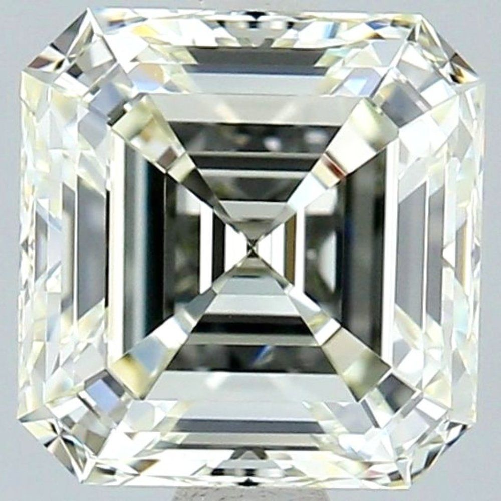 HRD Certified Asscher  2.01ct K VVS1 EX EX Slight Natural Mined Diamond